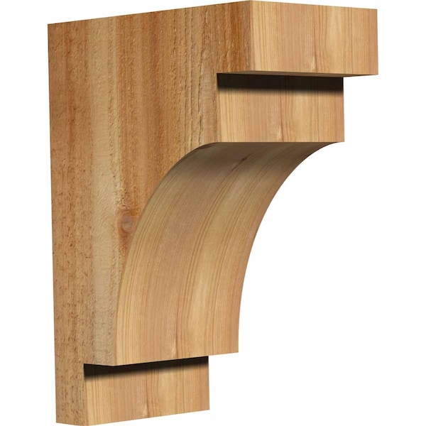 Ekena Millwork Mediterranean Rough Sawn Corbel, Western Red Cedar, 6"W x 10"D x 14"H COR06X10X14MED00RWR - main